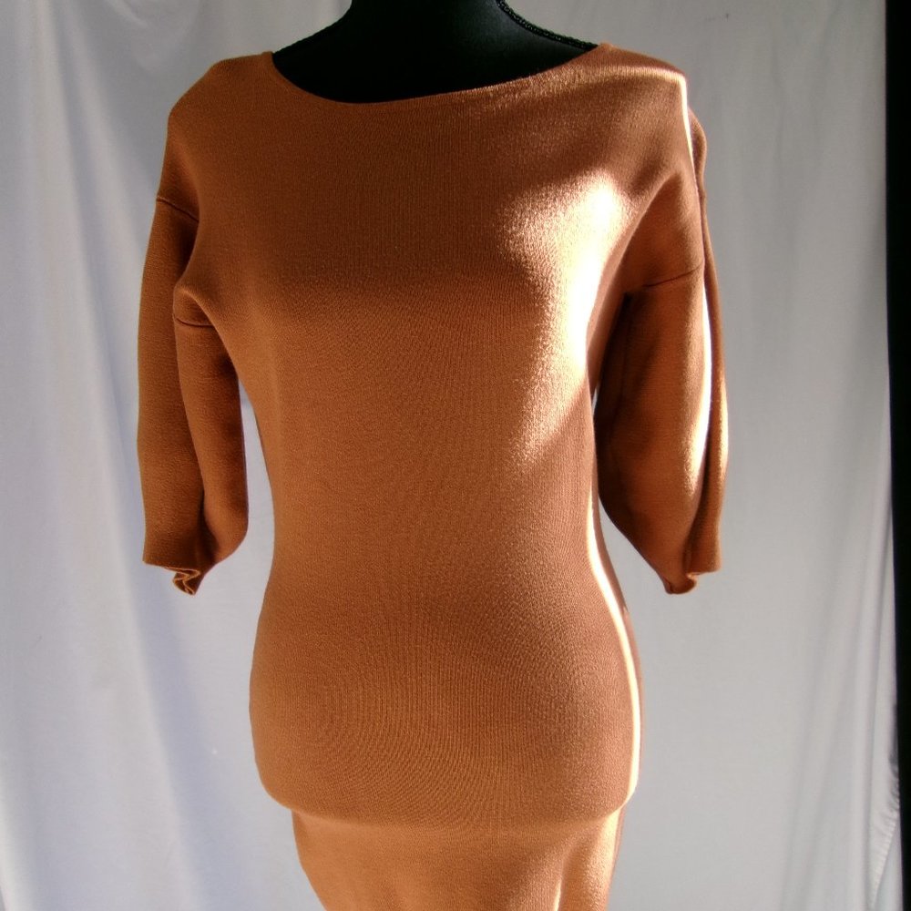 Fashion nova Biege Sweater dress size small